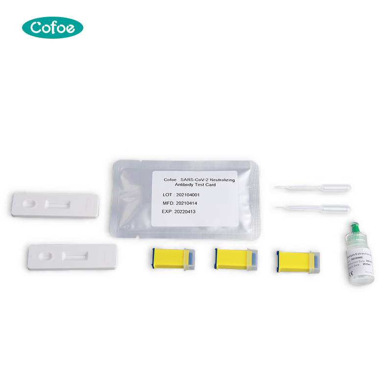 Kit per test qualitativo degli anticorpi neutralizzanti del coronavirus rapido monouso domestico